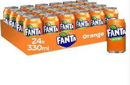 Box Fanta orange 24 ud 330 ml