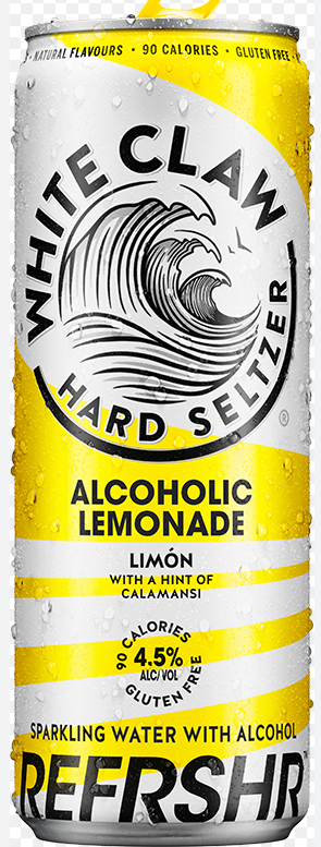 Hard Seltzer white claw limon