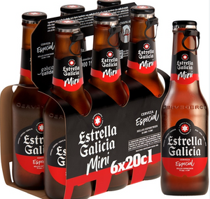 Mini Estrella Galicia 6 ud