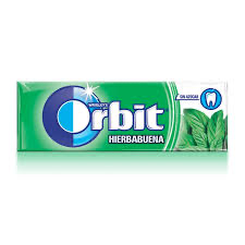 Chicle Orbit hierbabuena