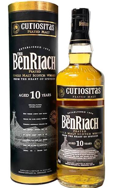 BenRiach Curiositas Whisky 10 Años 0,7L